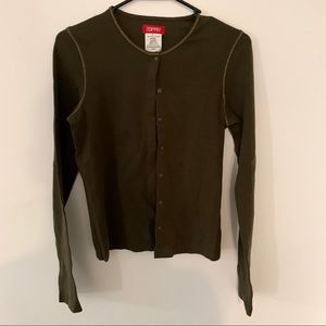 Vintage Espirit Green Cardigan